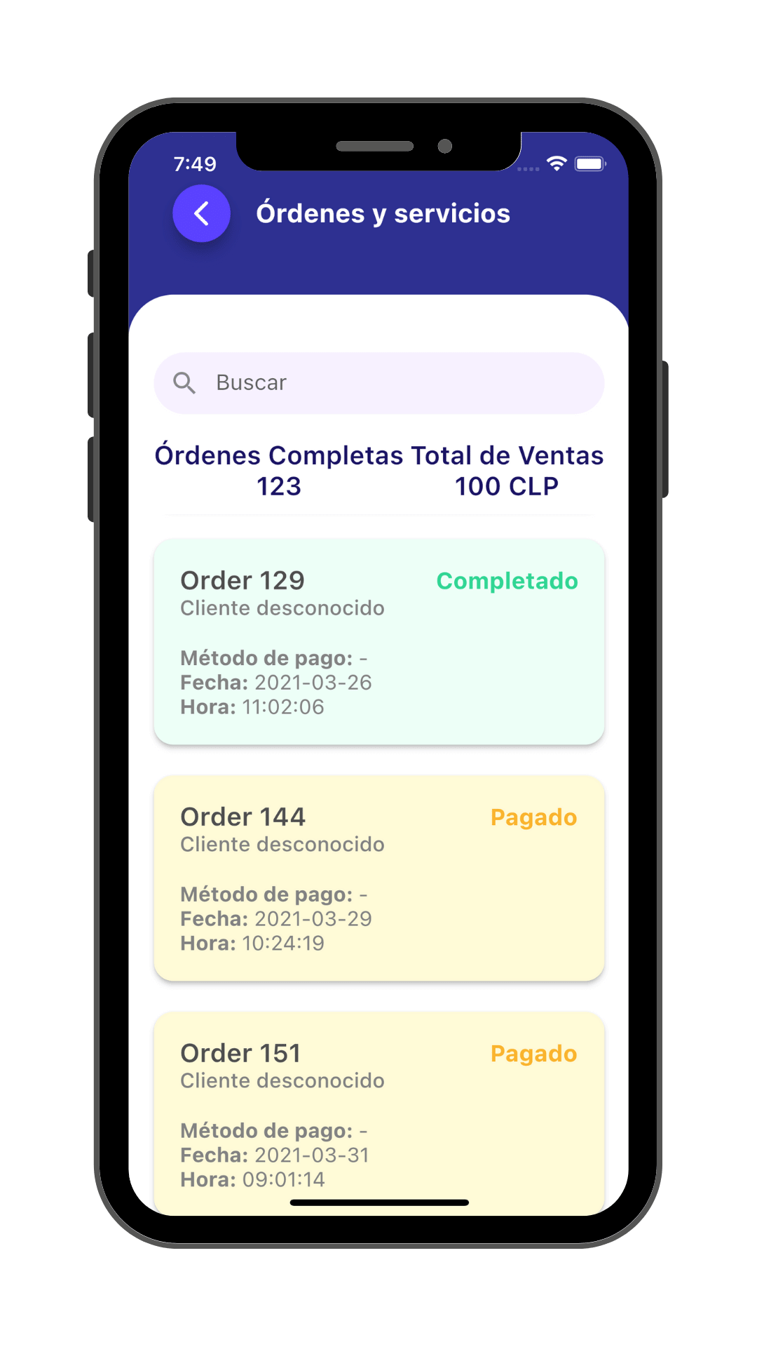 Manage your orders